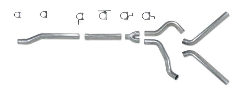 Ford F350 Performance Exhaust - Diamond Eye Performance - Cat Back, Dual Exit, Aluminized - `03-`07